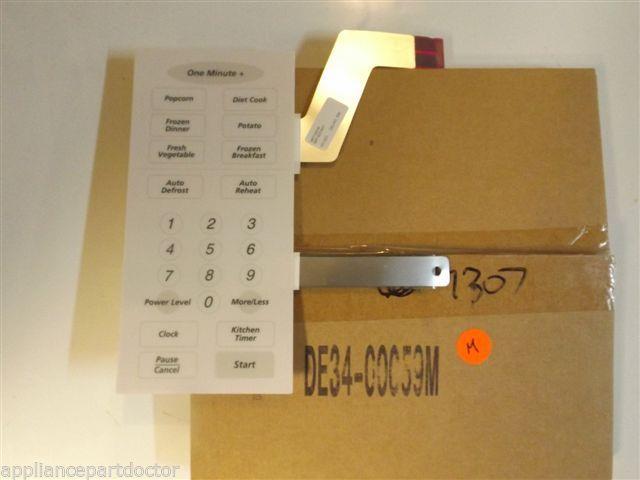 Samsung Microwave DE34-00059M Touch Pad Membrane NEW IN BOX Samsung Microwave DE34-00059M Touch Pad Membrane NEW IN BOX